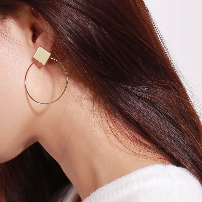 Simple Style Round Earrings Drop Earrings Crazy Feng Official Store