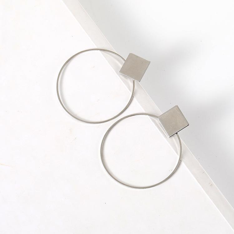 Simple Style Round Earrings Drop Earrings Crazy Feng Official Store