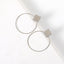 Simple Style Round Earrings Drop Earrings Crazy Feng Official Store