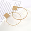 Simple Style Round Earrings Drop Earrings Crazy Feng Official Store