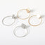 Simple Style Round Earrings Drop Earrings Crazy Feng Official Store