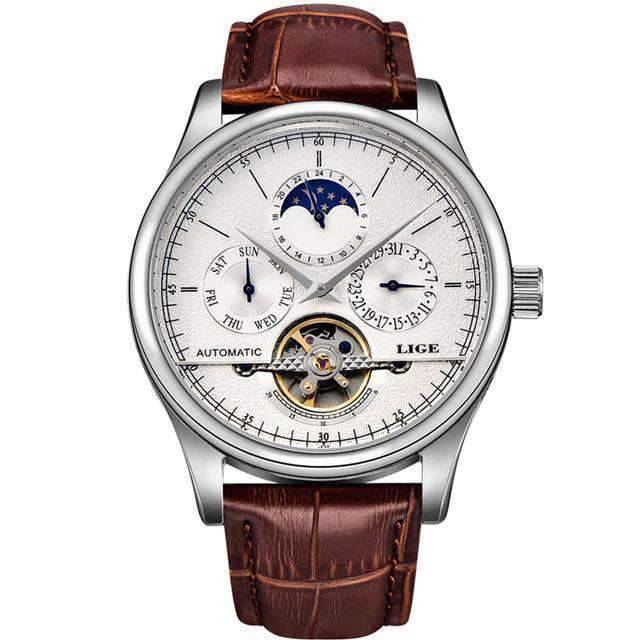 Skeleton Tourbillon Classic Rose Gold Men’s Mechanical Watch Mechanical Watches Citytime Watch Factory Store