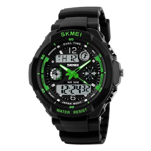 SKMEI Luxury Military Sports Wristwatch Sports Watches Skmei official store Green