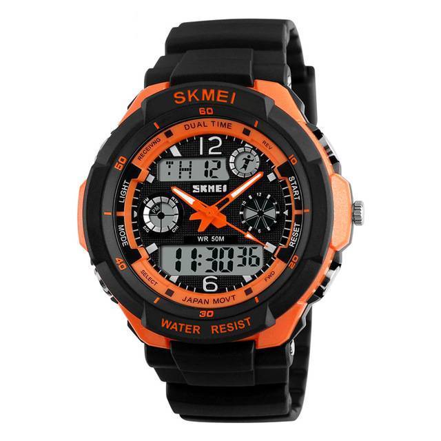 SKMEI Luxury Military Sports Wristwatch Sports Watches Skmei official store New Orange
