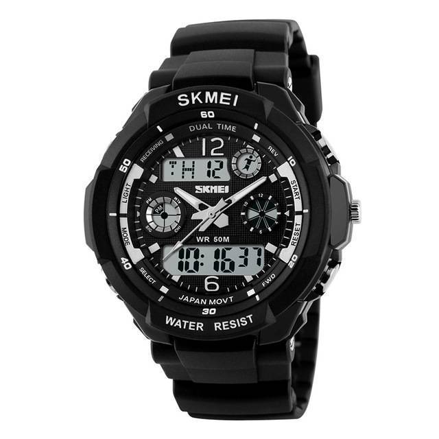 SKMEI Luxury Military Sports Wristwatch Sports Watches Skmei official store Silver