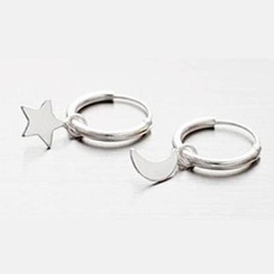 Small Hoop Earrings Hoop Earrings ArtiLady Jewelry (Stylish Designer Brand) E7812 Clear