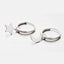 Small Hoop Earrings Hoop Earrings ArtiLady Jewelry (Stylish Designer Brand) E7812 Clear
