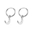 Small Hoop Earrings Hoop Earrings ArtiLady Jewelry (Stylish Designer Brand) E7888 Clear