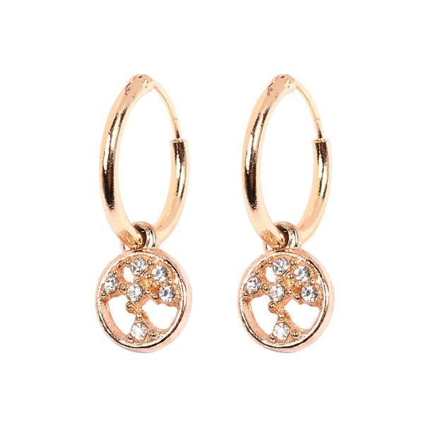 Small Hoop Earrings Hoop Earrings ArtiLady Jewelry (Stylish Designer Brand) E7897 Clear