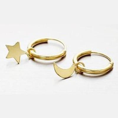 Small Hoop Earrings Hoop Earrings ArtiLady Jewelry (Stylish Designer Brand) E7949 Clear