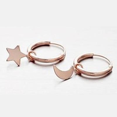 Small Hoop Earrings Hoop Earrings ArtiLady Jewelry (Stylish Designer Brand) E7951 Clear