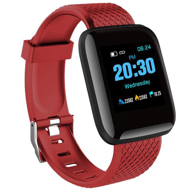 Smart GPS Tracker Wristwatch Digital Watches FashionBay Watch Store Red
