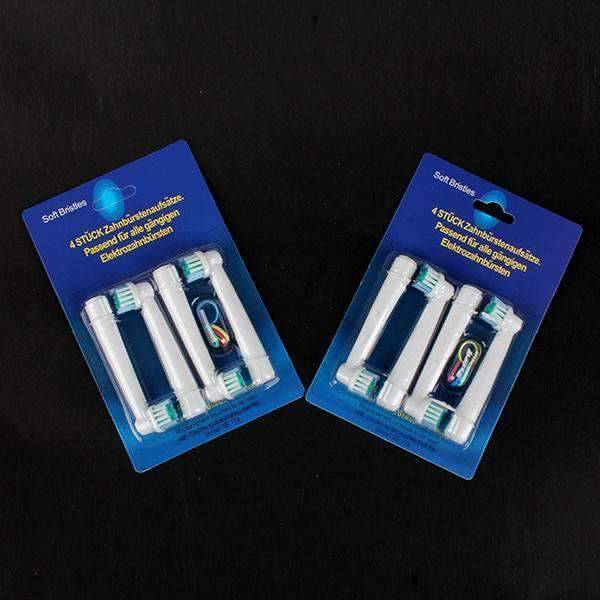 Soft Bristled 4 PCs Electric Toothbrush Oral Hygiene Product Toothbrushes The Silk Road Co. Ltd.