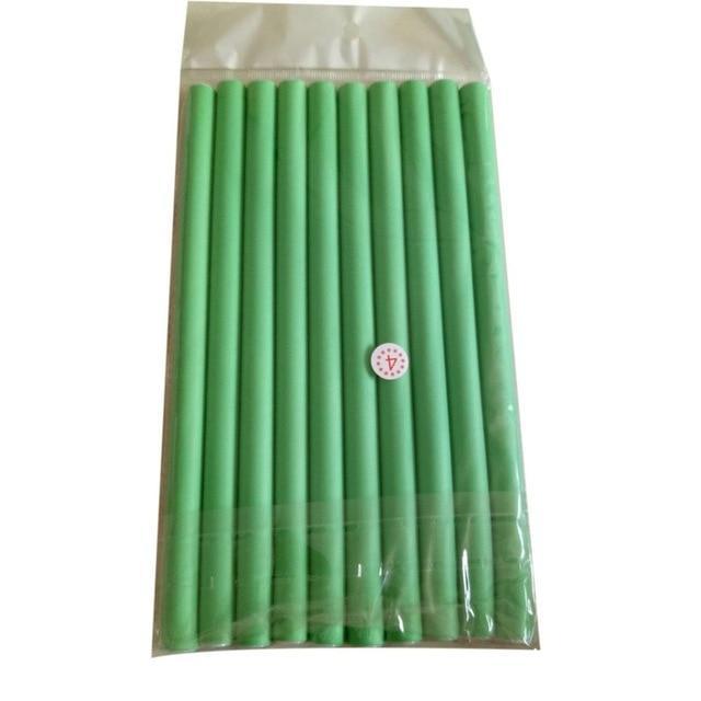 Soft Foam Bendy High Rollers Hair Curler Hair Rollers Shop4411038 Store green 1.4cm