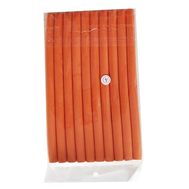 Soft Foam Bendy High Rollers Hair Curler Hair Rollers Shop4411038 Store orange 1.4cm