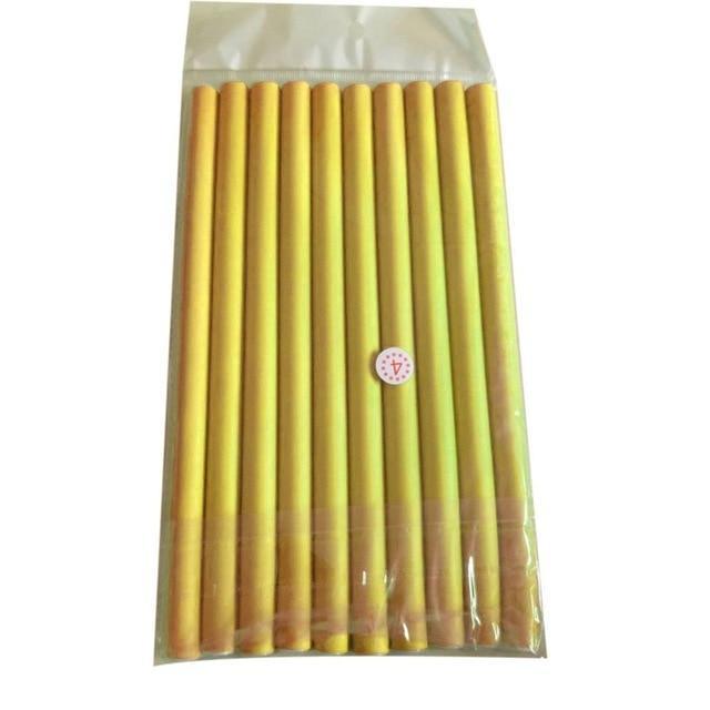 Soft Foam Bendy High Rollers Hair Curler Hair Rollers Shop4411038 Store yellow 1.4cm