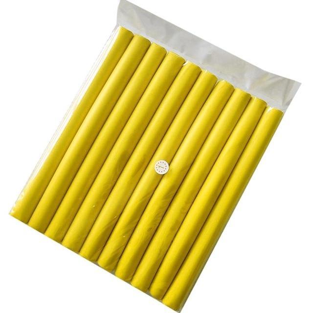 Soft Foam Bendy High Rollers Hair Curler Hair Rollers Shop4411038 Store yellow 2cm