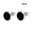 Solid Round Shaped Big Stud Earrings For Unisex Use Stud Earrings Top Gift 10MM