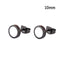 Solid Round Shaped Big Stud Earrings For Unisex Use Stud Earrings Top Gift 10MM7