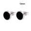 Solid Round Shaped Big Stud Earrings For Unisex Use Stud Earrings Top Gift 12MM