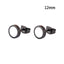 Solid Round Shaped Big Stud Earrings For Unisex Use Stud Earrings Top Gift 12MM8