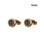 Solid Round Shaped Big Stud Earrings For Unisex Use Stud Earrings Top Gift 6MM13