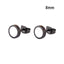 Solid Round Shaped Big Stud Earrings For Unisex Use Stud Earrings Top Gift 8MM6
