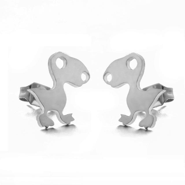 Stainless Steel Animal Stud Earrings Stud Earrings Shine Lives Store Silver Raptors