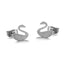 Stainless Steel Animal Stud Earrings Stud Earrings Shine Lives Store Silver Swan