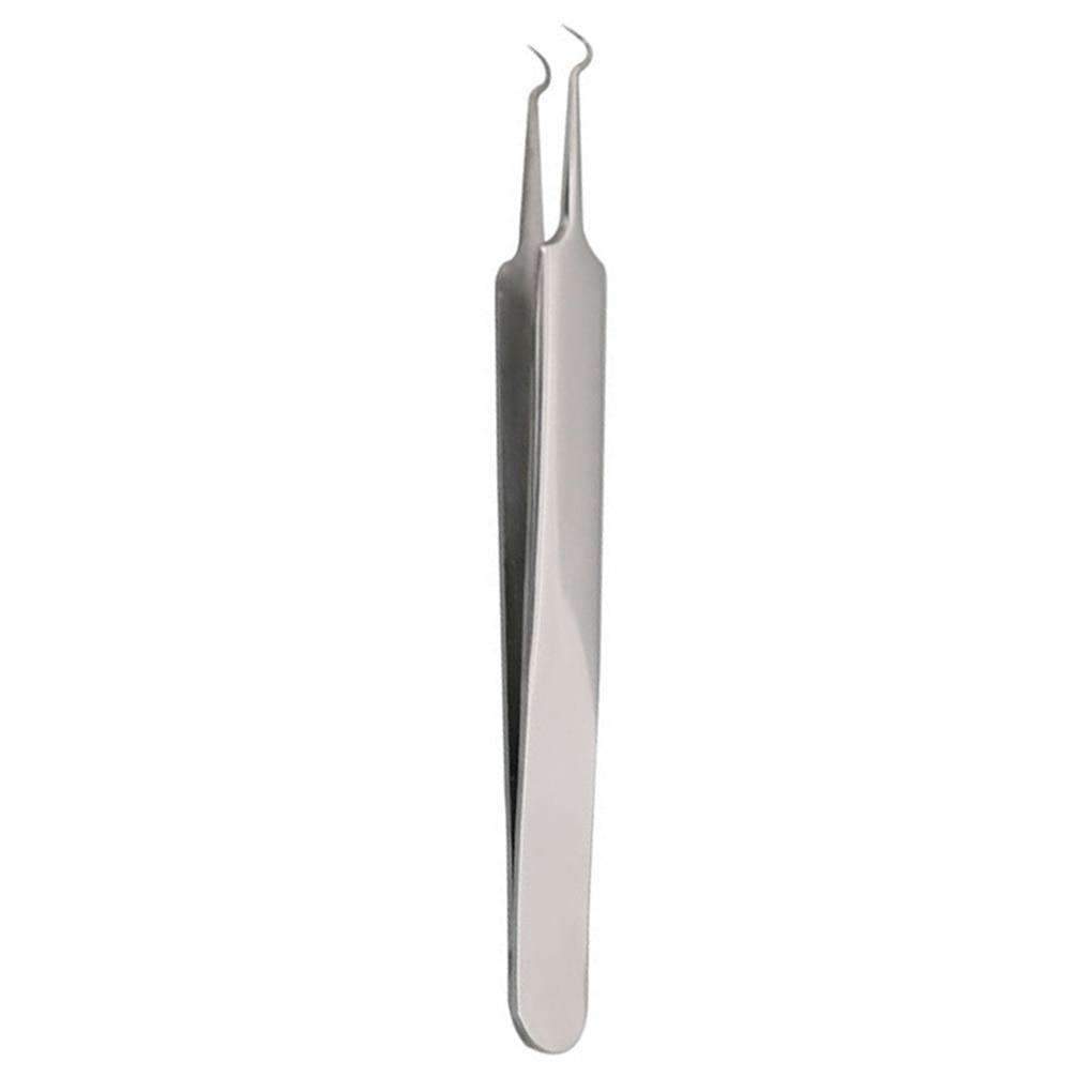 Stainless Steel Bend Curved Blackhead Acne Clip Tweezer Nose & Ear Trimmer Run Beauty house Default Title