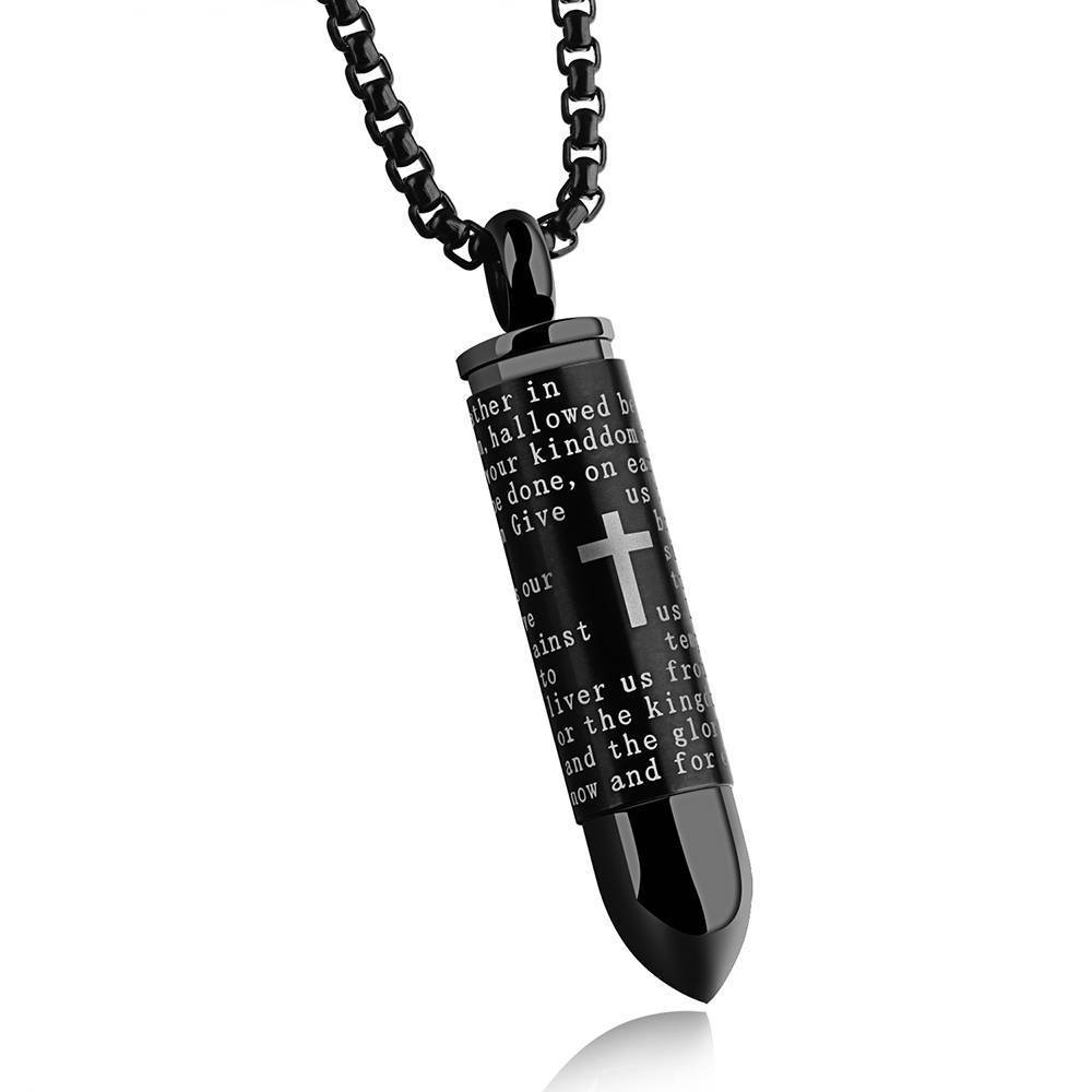 Stainless Steel Cross Bullet Necklace Pendant Necklaces Darshion Trendy Store