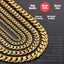 Stainless Steel Cuban Chain Necklace Chain Necklaces Davieslee Franchised Store