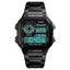 Stainless Steel Digital Waterproof Watch Digital Watches Skmei Skmei Professional Watch Store Black