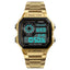 Stainless Steel Digital Waterproof Watch Digital Watches Skmei Skmei Professional Watch Store Gold