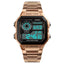 Stainless Steel Digital Waterproof Watch Digital Watches Skmei Skmei Professional Watch Store Gose gold
