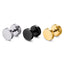 Stainless Steel Earrings with Barbell Design Stud Earrings Alisouy fashionstyle Store 3 mm Silver