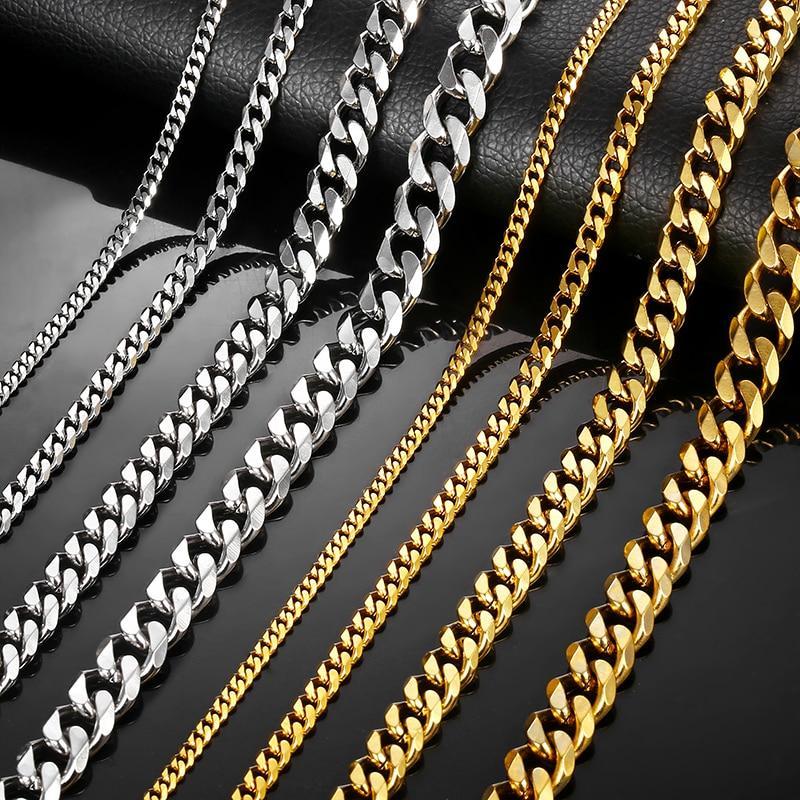 Stainless Steel Men’s Chain Necklace Chain Necklaces Davieslee Store