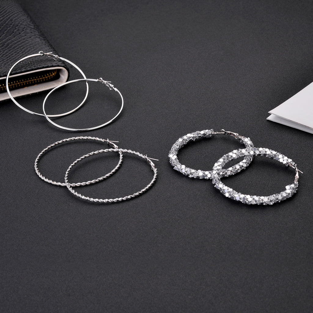 Stainless Steel Nickel Free Earrings Hoop Earrings YIWU DANZE Fashion Jewelry 4