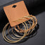 Stainless Steel Nickel Free Earrings Hoop Earrings YIWU DANZE Fashion Jewelry 4 E0608 Hoop Earrings