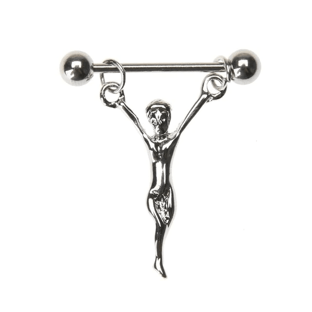 Stainless Steel Nipple Piercing Jewelry with Weight Bar Design Body Jewelry exquisite seconds Machine Store 02