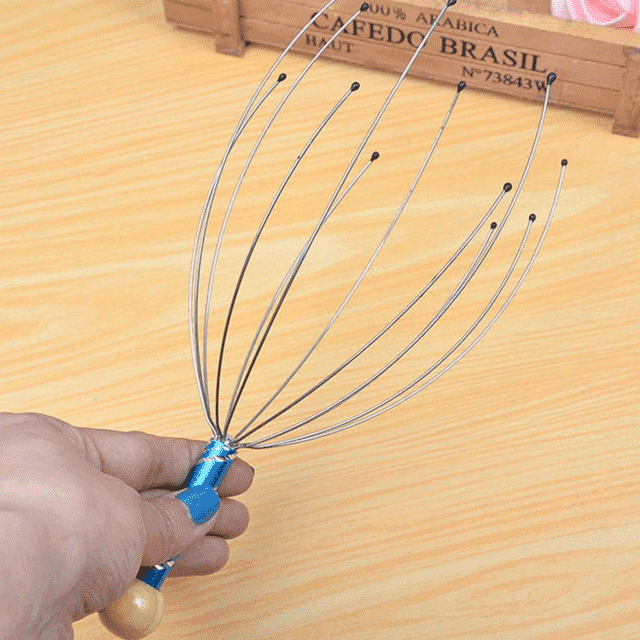 Stainless Steel Octopus Stress Relief Head Massage Tools Massage & Relaxation The sixth Kiwifruit Store