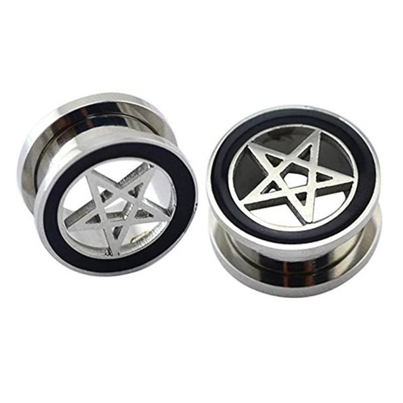 Stainless Steel Pentagram Star Ear Jewelry Body Jewelry ZS Jewellery Store