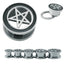 Stainless Steel Pentagram Star Ear Jewelry Body Jewelry ZS Jewellery Store