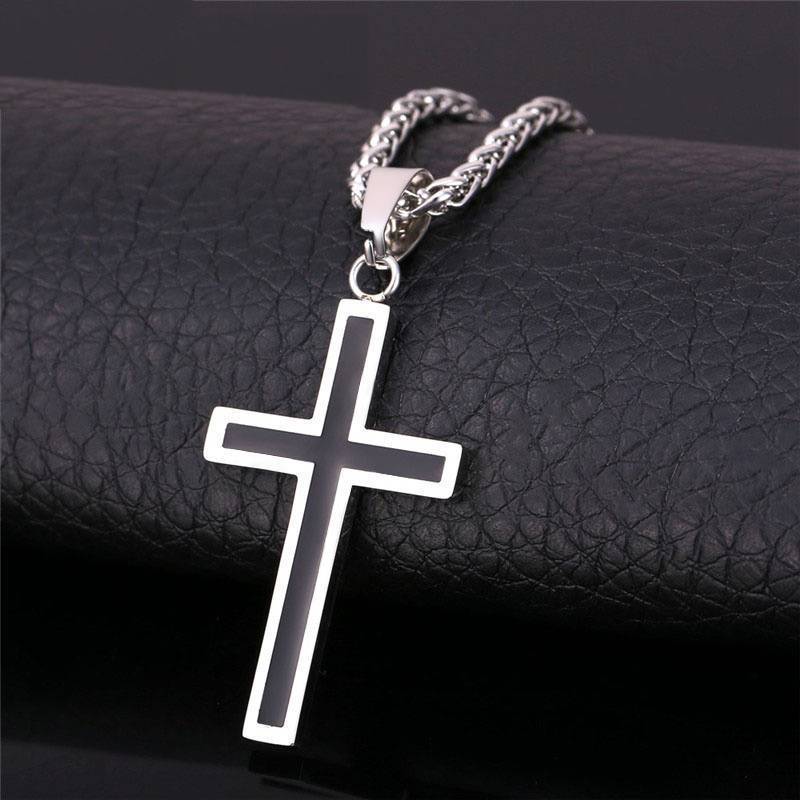 Stainless Steel Personalized Cross Necklace Pendant Necklaces Starlord Official Store