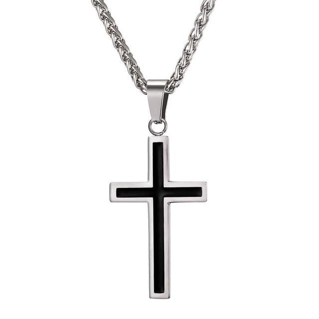 Stainless Steel Personalized Cross Necklace Pendant Necklaces Starlord Official Store Stainless Steel