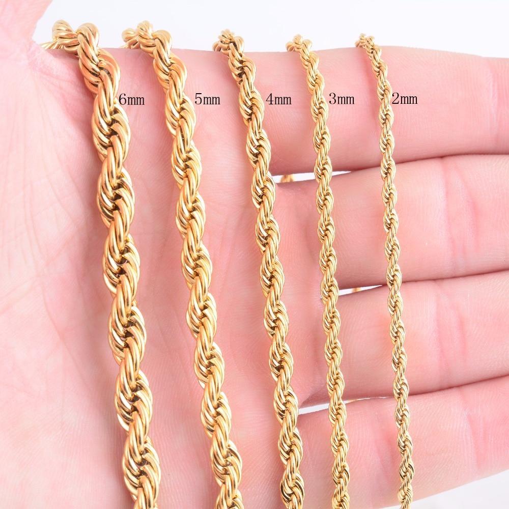 Stainless Steel Rope Chain Necklace Chain Necklaces PAYOT LANEY Official Store