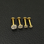 Stainless Steel Round Bar Ear Lip Piercing Jewelry Body Jewelry Alisouy Official Store 2mm Diameter Gold