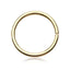Stainless Steel Seamless Segment Rings Nose Hoops Body Jewelry For Women Body Jewelry Mybic Store Gold 6mm