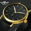 Stainless Steel Skeleton Design Mechanical Watch For Men Mechanical Watches T-WINNER Official Store MF BROWN RG