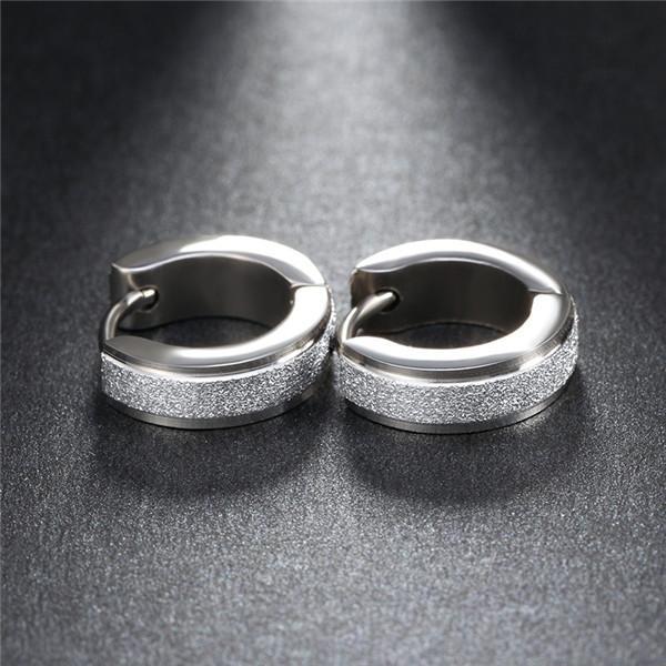 Stainless Steel Small Hoop Earrings Hoop Earrings ZORCVENS Official Store 60807